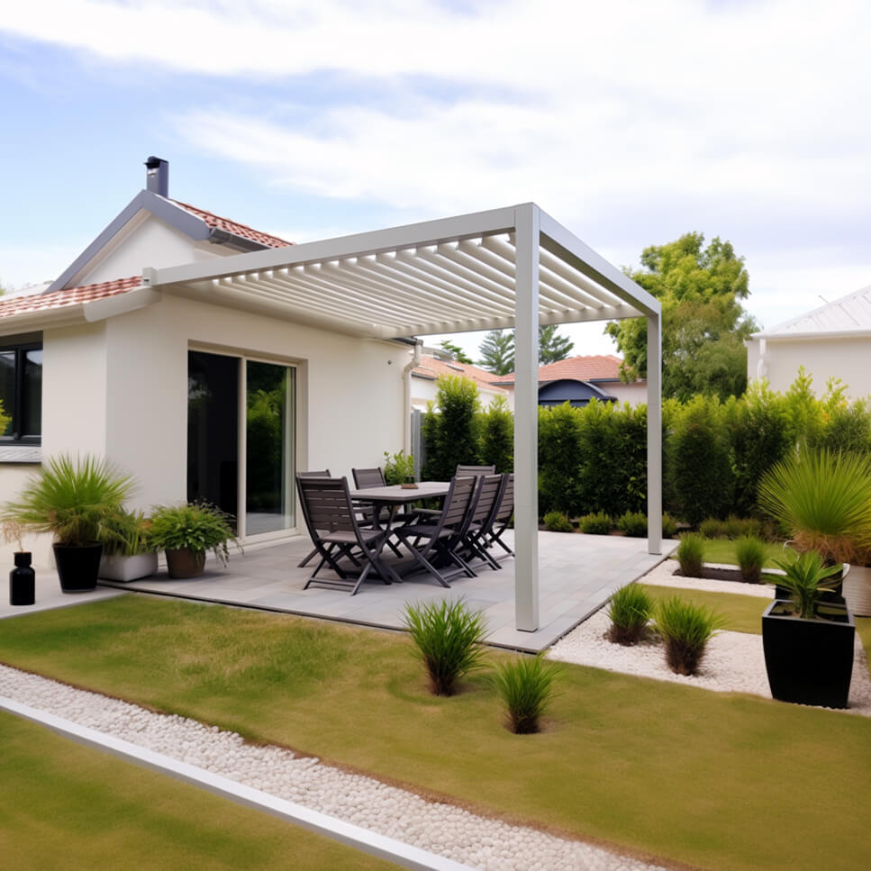 Metal Pergola | Metal Wall Mounted Pergolas – Outmos Pergola