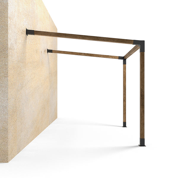 Angled Single Wall Mount Pergola Brackets Kit