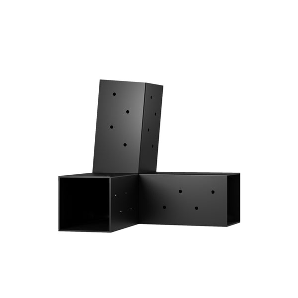 Angled Downward 3-Arm Pergola Bracket |Angled Corner Bracket
