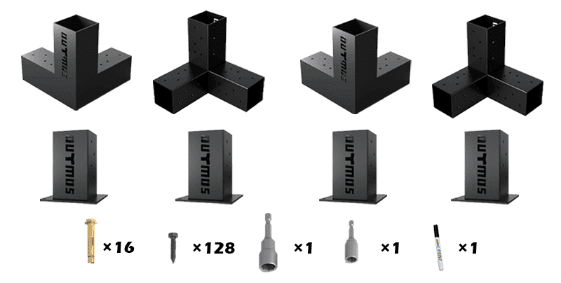 Single Pergola Brackets Kit | $387 | Outmos Pergola